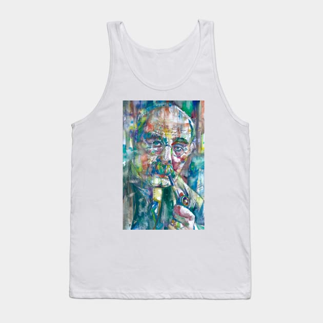 RUDYARD KIPLING - watercolor portrait .! Tank Top by lautir